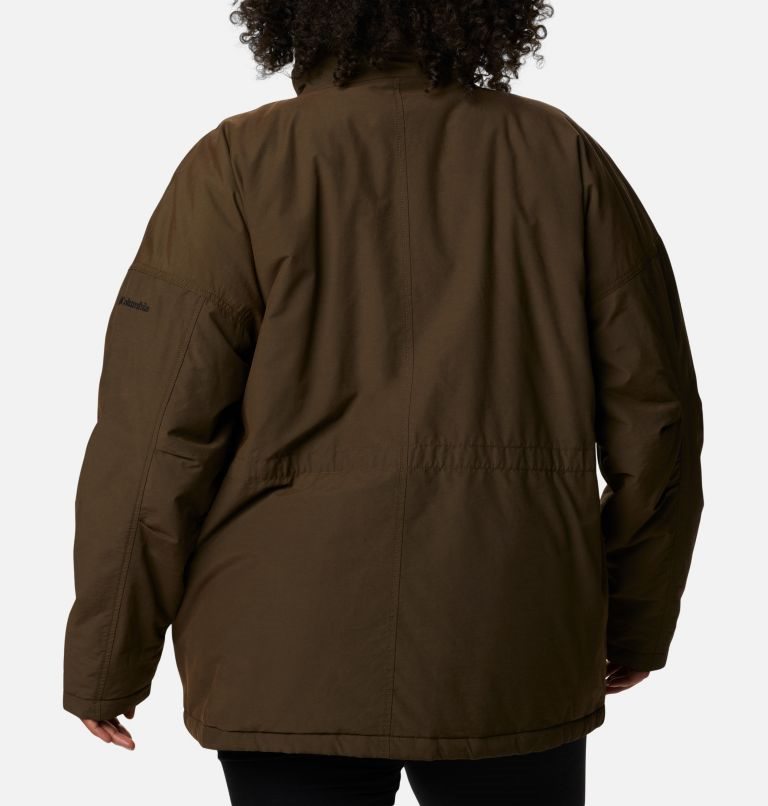 Women's Columbia Maple Hollow Insulated Jackets Dark Brown | Plus Size CA-DC5A1